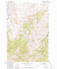 Ross Canyon Montana Historical topographic map, 1:24000 scale, 7.5 X 7.5 Minute, Year 1954