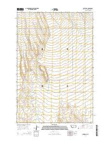 Rothiemay Montana Current topographic map, 1:24000 scale, 7.5 X 7.5 Minute, Year 2014