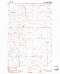 Rothiemay Montana Historical topographic map, 1:24000 scale, 7.5 X 7.5 Minute, Year 1986
