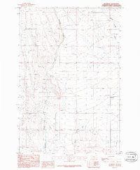 Rothiemay Montana Historical topographic map, 1:24000 scale, 7.5 X 7.5 Minute, Year 1986