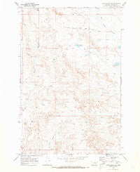 Rough Creek NE Montana Historical topographic map, 1:24000 scale, 7.5 X 7.5 Minute, Year 1969