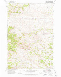 Rough Draw Montana Historical topographic map, 1:24000 scale, 7.5 X 7.5 Minute, Year 1971