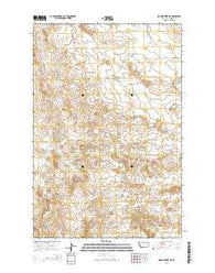 Rough Creek NE Montana Current topographic map, 1:24000 scale, 7.5 X 7.5 Minute, Year 2014