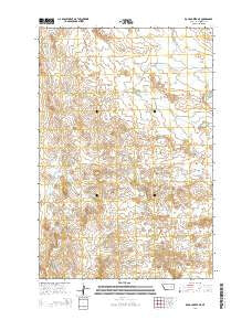 Rough Creek NE Montana Current topographic map, 1:24000 scale, 7.5 X 7.5 Minute, Year 2014