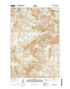 Rough Creek SE Montana Current topographic map, 1:24000 scale, 7.5 X 7.5 Minute, Year 2014
