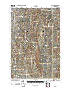 Rough Creek SW Montana Historical topographic map, 1:24000 scale, 7.5 X 7.5 Minute, Year 2011