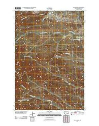 Rough Draw Montana Historical topographic map, 1:24000 scale, 7.5 X 7.5 Minute, Year 2011