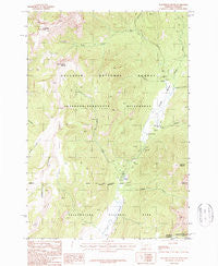 Roundhead Butte Montana Historical topographic map, 1:24000 scale, 7.5 X 7.5 Minute, Year 1987
