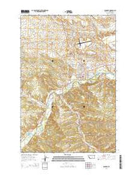 Roundup Montana Current topographic map, 1:24000 scale, 7.5 X 7.5 Minute, Year 2014