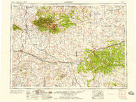 Roundup Montana Historical topographic map, 1:250000 scale, 1 X 2 Degree, Year 1958