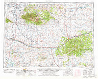 Roundup Montana Historical topographic map, 1:250000 scale, 1 X 2 Degree, Year 1958