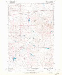Rowley NW Montana Historical topographic map, 1:24000 scale, 7.5 X 7.5 Minute, Year 1969
