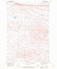 Rowley Montana Historical topographic map, 1:24000 scale, 7.5 X 7.5 Minute, Year 1969