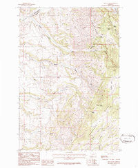 Roy Gulch Montana Historical topographic map, 1:24000 scale, 7.5 X 7.5 Minute, Year 1986