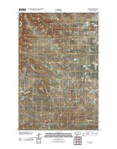 Roy NW Montana Historical topographic map, 1:24000 scale, 7.5 X 7.5 Minute, Year 2011