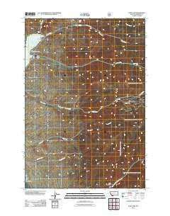 Ruby Dam Montana Historical topographic map, 1:24000 scale, 7.5 X 7.5 Minute, Year 2011
