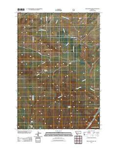 Ruby Mountain Montana Historical topographic map, 1:24000 scale, 7.5 X 7.5 Minute, Year 2011