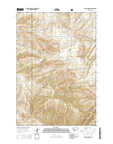 Ruby Mountain Montana Current topographic map, 1:24000 scale, 7.5 X 7.5 Minute, Year 2014