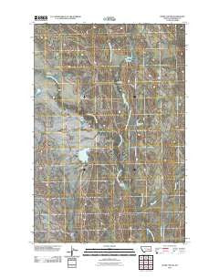 Rudie Coulee Montana Historical topographic map, 1:24000 scale, 7.5 X 7.5 Minute, Year 2011