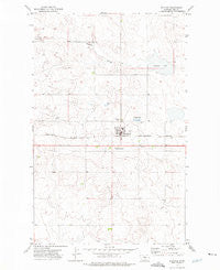 Rudyard Montana Historical topographic map, 1:24000 scale, 7.5 X 7.5 Minute, Year 1972