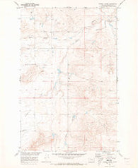 Russell Chapel Montana Historical topographic map, 1:24000 scale, 7.5 X 7.5 Minute, Year 1970