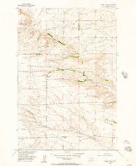 Russell Gulch Montana Historical topographic map, 1:24000 scale, 7.5 X 7.5 Minute, Year 1955