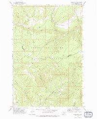 Russian Flat Montana Historical topographic map, 1:24000 scale, 7.5 X 7.5 Minute, Year 1972
