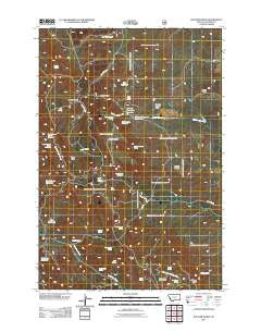 Rustler Divide Montana Historical topographic map, 1:24000 scale, 7.5 X 7.5 Minute, Year 2011