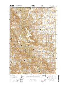 Rustler Divide Montana Current topographic map, 1:24000 scale, 7.5 X 7.5 Minute, Year 2014