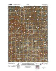 Ryan Creek Montana Historical topographic map, 1:24000 scale, 7.5 X 7.5 Minute, Year 2011