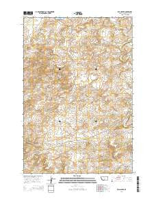Ryan Creek Montana Current topographic map, 1:24000 scale, 7.5 X 7.5 Minute, Year 2014
