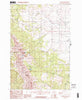 Sacagawea Peak Montana Historical topographic map, 1:24000 scale, 7.5 X 7.5 Minute, Year 1987