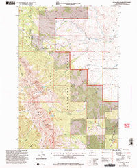 Sacagawea Peak Montana Historical topographic map, 1:24000 scale, 7.5 X 7.5 Minute, Year 2000