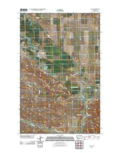 Saco Montana Historical topographic map, 1:24000 scale, 7.5 X 7.5 Minute, Year 2011