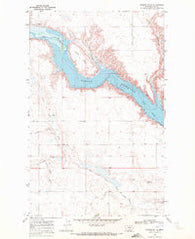 Saddle Butte Montana Historical topographic map, 1:24000 scale, 7.5 X 7.5 Minute, Year 1969