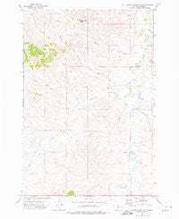 Saddle Horse Butte Montana Historical topographic map, 1:24000 scale, 7.5 X 7.5 Minute, Year 1973