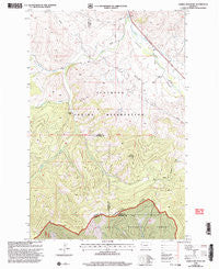 Saddle Mountain Montana Historical topographic map, 1:24000 scale, 7.5 X 7.5 Minute, Year 1999