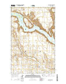 Saddle Butte Montana Current topographic map, 1:24000 scale, 7.5 X 7.5 Minute, Year 2014