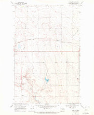 Sage Lake Montana Historical topographic map, 1:24000 scale, 7.5 X 7.5 Minute, Year 1969