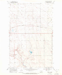 Sage Lake Montana Historical topographic map, 1:24000 scale, 7.5 X 7.5 Minute, Year 1969