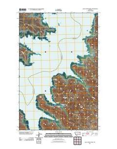 Sage Creek Point Montana Historical topographic map, 1:24000 scale, 7.5 X 7.5 Minute, Year 2011