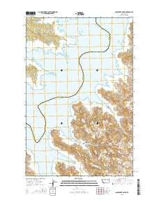 Sage Creek Point Montana Current topographic map, 1:24000 scale, 7.5 X 7.5 Minute, Year 2014