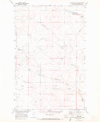 Sagebrush Coulee Montana Historical topographic map, 1:24000 scale, 7.5 X 7.5 Minute, Year 1970