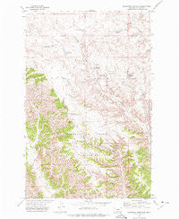 Sagebrush Reservoir Montana Historical topographic map, 1:24000 scale, 7.5 X 7.5 Minute, Year 1971