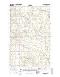Sagebrush Coulee Montana Current topographic map, 1:24000 scale, 7.5 X 7.5 Minute, Year 2014