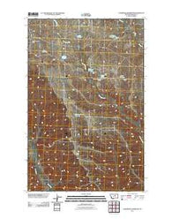 Sagebrush Reservoir Montana Historical topographic map, 1:24000 scale, 7.5 X 7.5 Minute, Year 2011