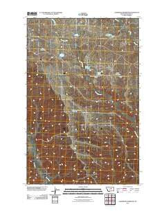 Sagebrush Reservoir Montana Historical topographic map, 1:24000 scale, 7.5 X 7.5 Minute, Year 2011