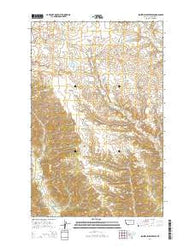 Sagebrush Reservoir Montana Current topographic map, 1:24000 scale, 7.5 X 7.5 Minute, Year 2014