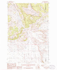 Sahara Hill Montana Historical topographic map, 1:24000 scale, 7.5 X 7.5 Minute, Year 1986