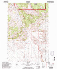 Sahara Hill Montana Historical topographic map, 1:24000 scale, 7.5 X 7.5 Minute, Year 1995